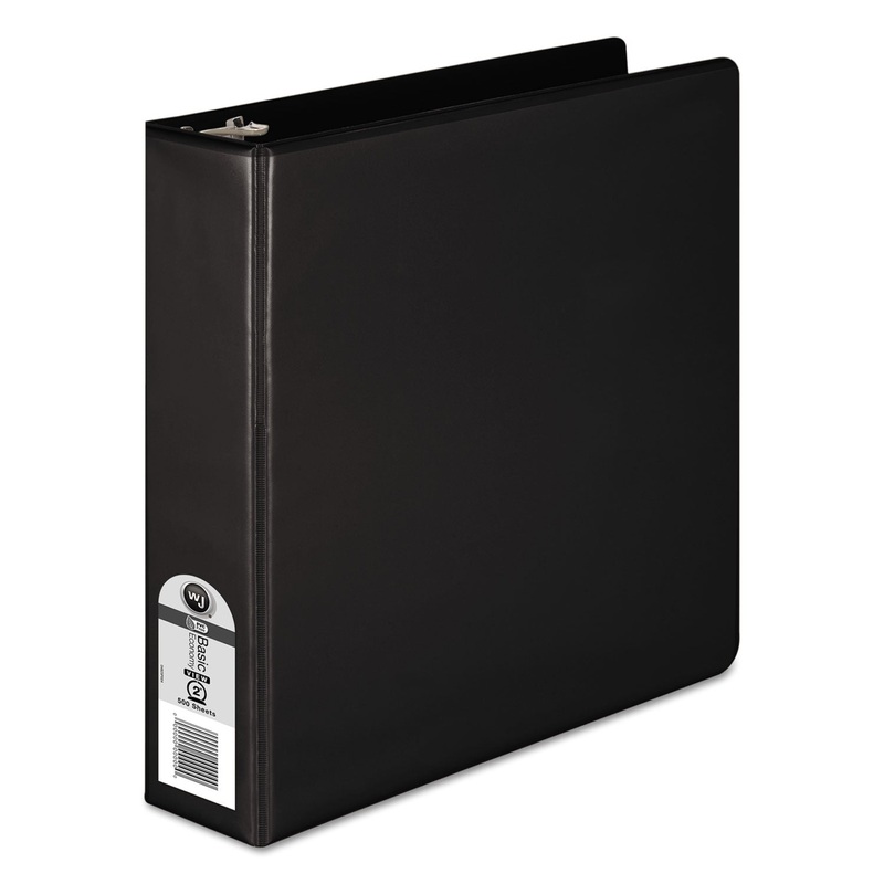 362 BASIC ROUND RING VIEW BINDER, 3 RINGS, 2″ CAPACITY, 11 X 8.5, BLACK