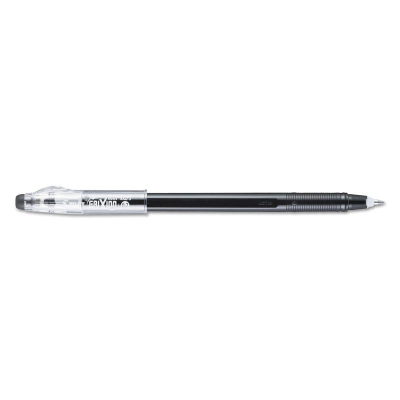 FRIXION COLORSTICKS ERASABLE STICK GEL PEN, 0.7MM, BLACK INK/BARREL, DOZEN