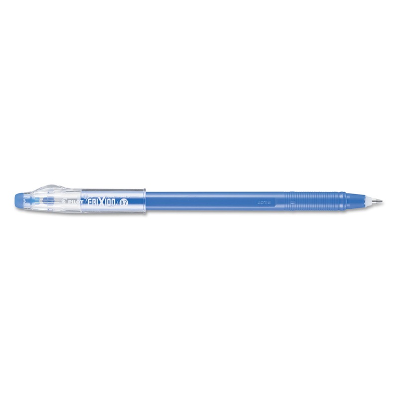 FRIXION COLORSTICKS ERASABLE STICK GEL PEN, 0.7MM, BLUE INK/BARREL, DOZEN