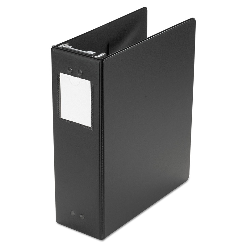 LARGE CAPACITY HANGING POST BINDER, 3 POSTS, 3″ CAPACITY, 11 X 8.5, BLACK