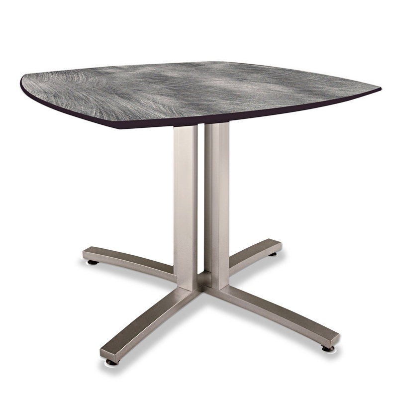 Story Squircle Table, 36 X 36 X 29, Pewter