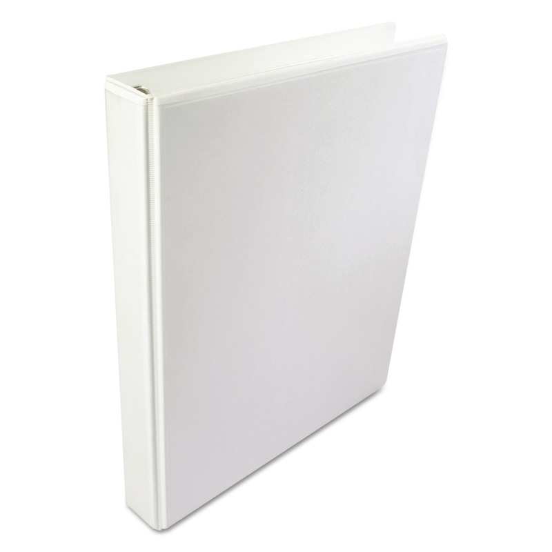 A4 INTERNATIONAL ROUND RING VIEW BINDER, 4 RINGS, 2″ CAPACITY, 11.63 X 8.13, WHITE