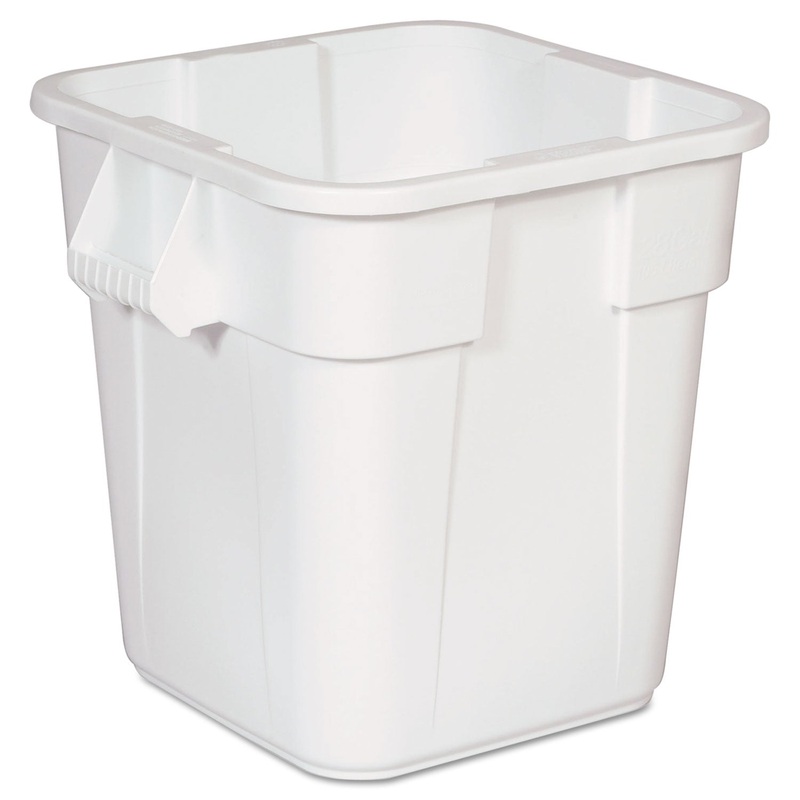Brute Square Containers, 28 Gal, White