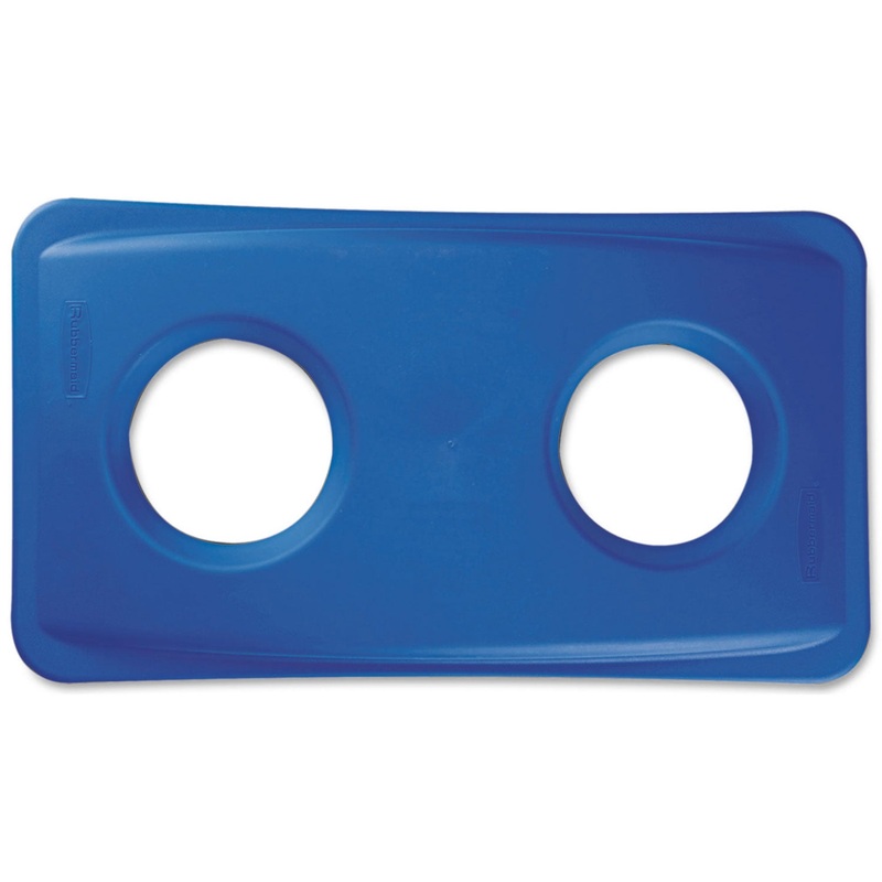 LID FOR SLIM JIM BOTTLE RECYCLING CONTAINER, 20.38W X 11.38D X 2.75H, BLUE