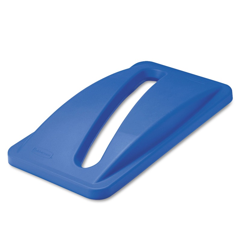 SLIM JIM PAPER RECYCLING TOP, 20.38W X 11.38D X 2.75H, DARK BLUE