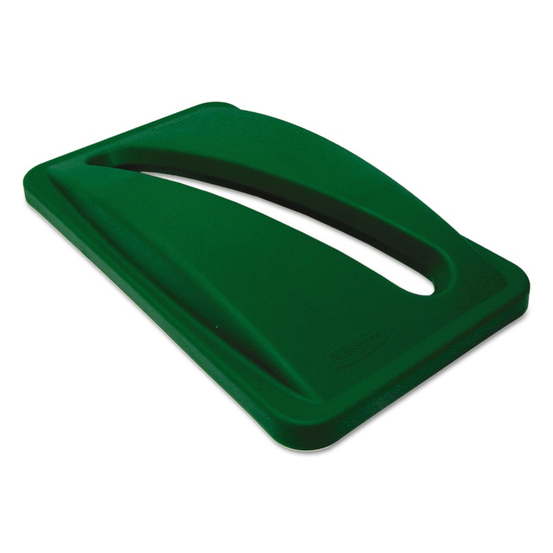 SLIM JIM PAPER RECYCLING TOP, 20.38W X 11.38D X 2.75H, GREEN
