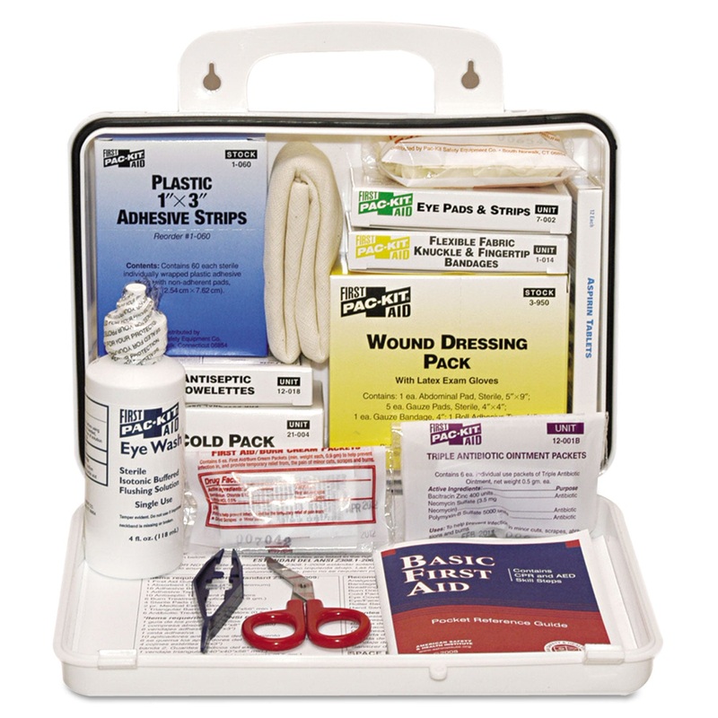 Ansi Plus #25 Weatherproof First Aid Kit, 143-Pieces, Plastic Case