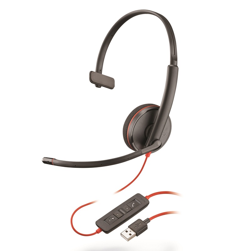 BLACKWIRE 3210, MONAURAL, OVER THE HEAD HEADSET