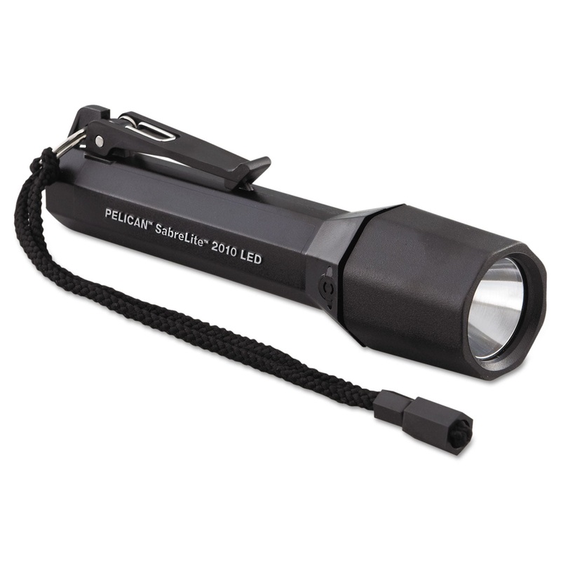 SABRELITE RECOIL LED FLASHLIGHT, 3 C BATTERIES (SOLD SEPARATELY), BLACK