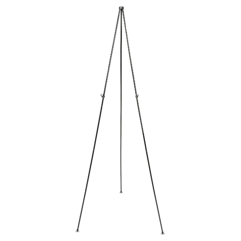 Full Size Instant Easel, 62-3/8″ Maximum Height, Steel, Black