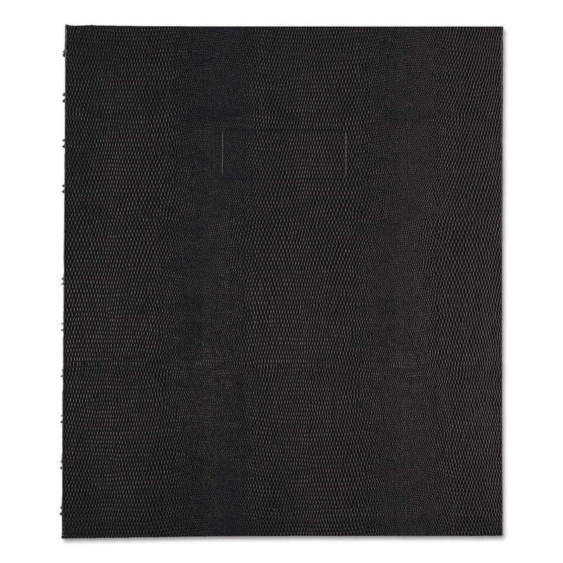 MIRACLEBIND NOTEBOOK, 1 SUBJECT, MEDIUM/COLLEGE RULE, BLACK COVER, 11 X 9.06, 75 SHEETS