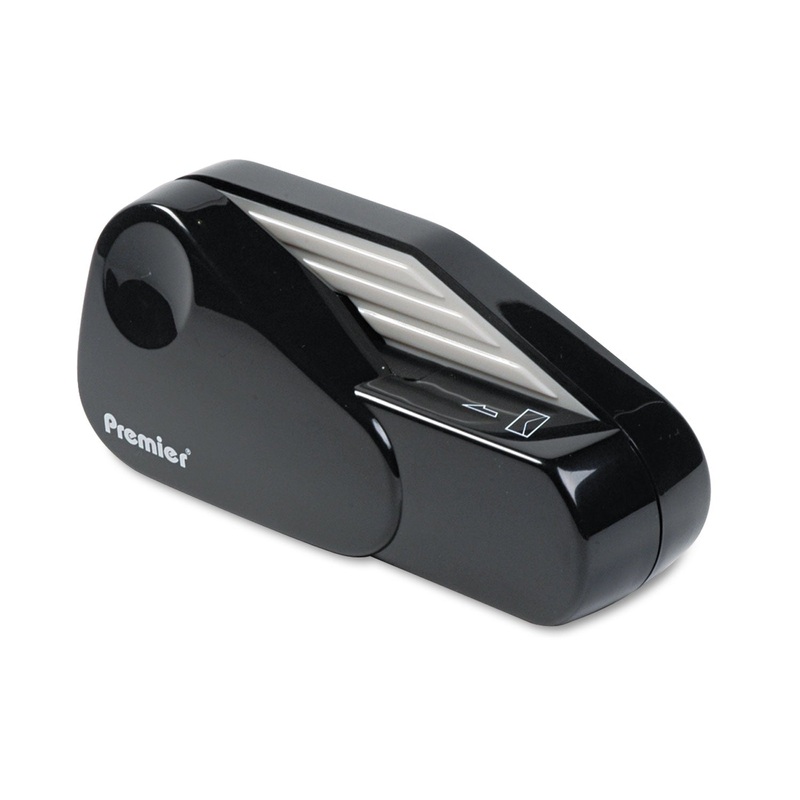 Model 1624 Handheld Battery Operated Letter Opener, 1 3/4″, Black
