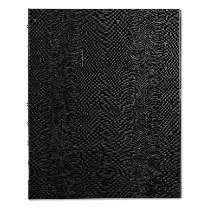 NOTEPRO NOTEBOOK, 1 SUBJECT, NARROW RULE, BLACK COVER, 9.25 X 7.25, 75 SHEETS