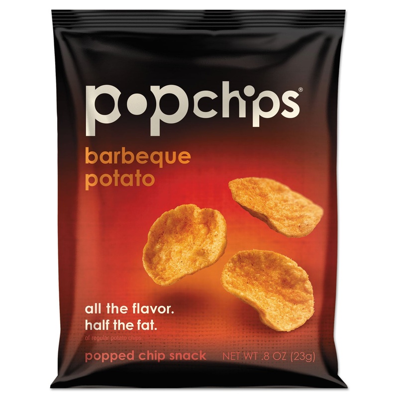 Potato Chips, Bbq Flavor, .8 Oz Bag, 24/carton