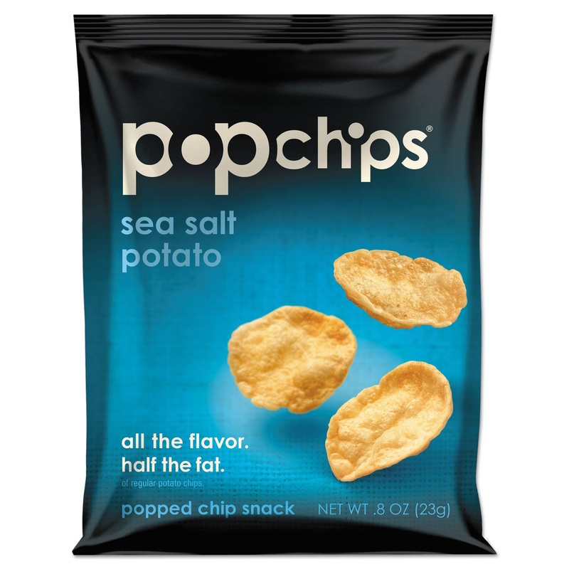 Potato Chips, Sea Salt Flavor, .8 Oz Bag, 24/carton