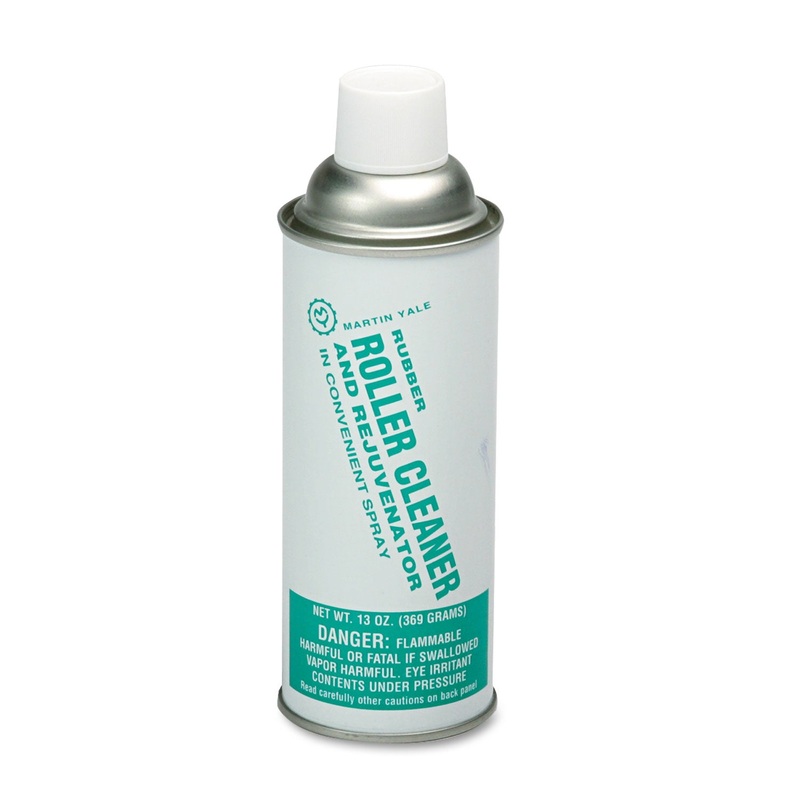 Rubber Roller Cleaner For Martin Yale Folders, 13-Oz. Spray Can