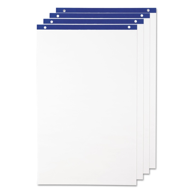 CONFERENCE CABINET FLIPCHART PAD, 21 X 33.75, WHITE, 50 SHEETS, 4/CARTON