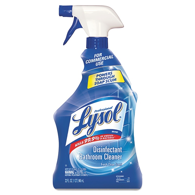 DISINFECTANT BATHROOM CLEANER, 32OZ SPRAY BOTTLE