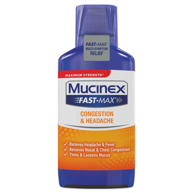 Maximum Strength Fast Max Cold & Sinus, 6oz Bottle,