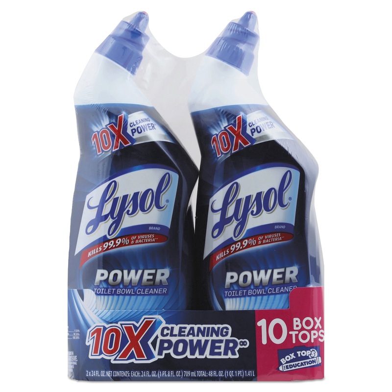 Disinfectant Toilet Bowl Cleaner, Wintergreen Scent, 24 Oz Bottle, 2/pack