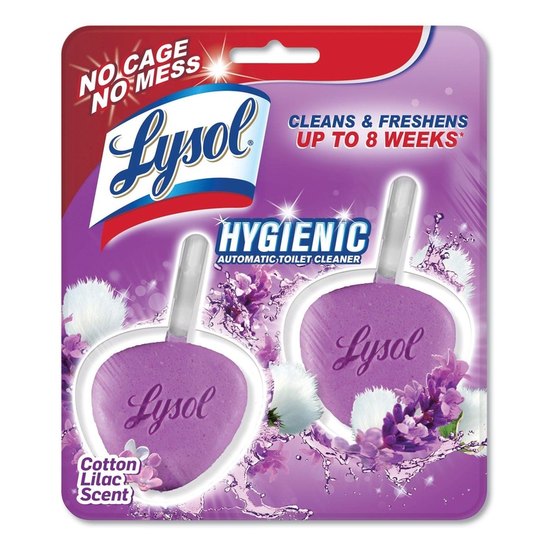 Hygienic Automatic Toilet Bowl Cleaner, Lavender/lilac, 2/pk, 4pk/carton