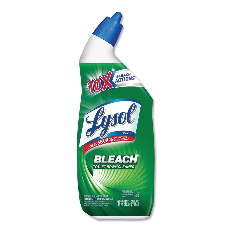 DISINFECTANT TOILET BOWL CLEANER WITH BLEACH, 24 OZ
