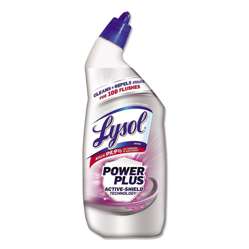 POWER PLUS TOILET BOWL CLEANER, LAVENDER FIELDS, 24 OZ