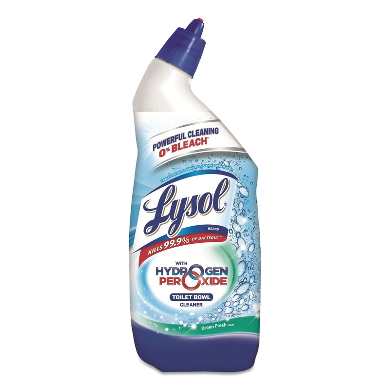 TOILET BOWL CLEANER WITH HYDROGEN PEROXIDE, COOL SPRING BREEZE, 24 OZ