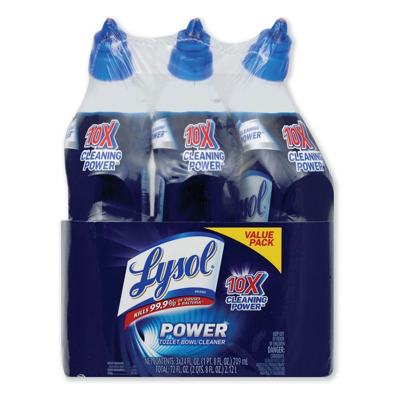 DISINFECTANT TOILET BOWL CLEANER, WINTERGREEN, 24 OZ BOTTLE, 3/PACK, 3 PACK/CT