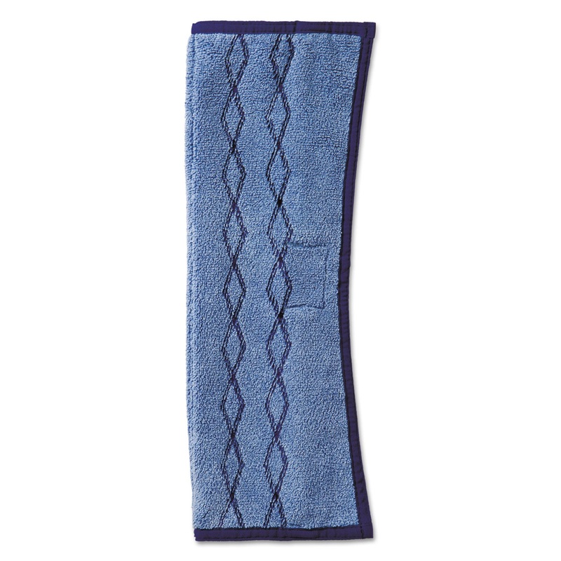 HYGEN DUST/SCRUB MICROFIBER PLUS PAD, 12 X 17 1/2, BLUE