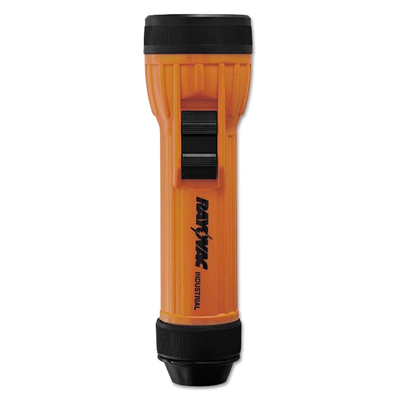 SAFETY FLASHLIGHT, 2 D BATTERIES (SOLD SEPARATELY), ORANGE/BLACK