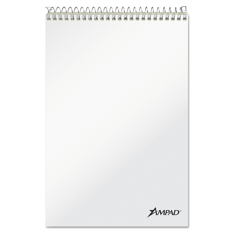 STENO BOOKS, GREGG RULE, TAN COVER, 6 X 9, 70 GREEN TINT SHEETS, 6/PACK