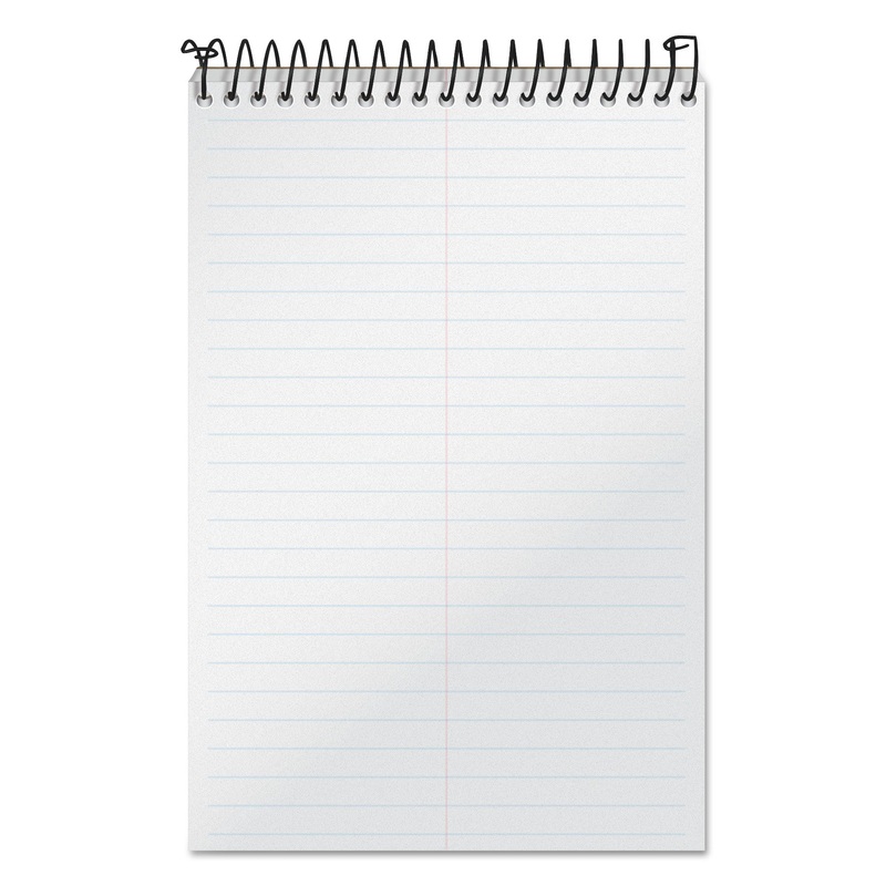 DOCKET GOLD STENO BOOKS, GREGG RULE, 6 X 9, WHITE, 100 SHEETS