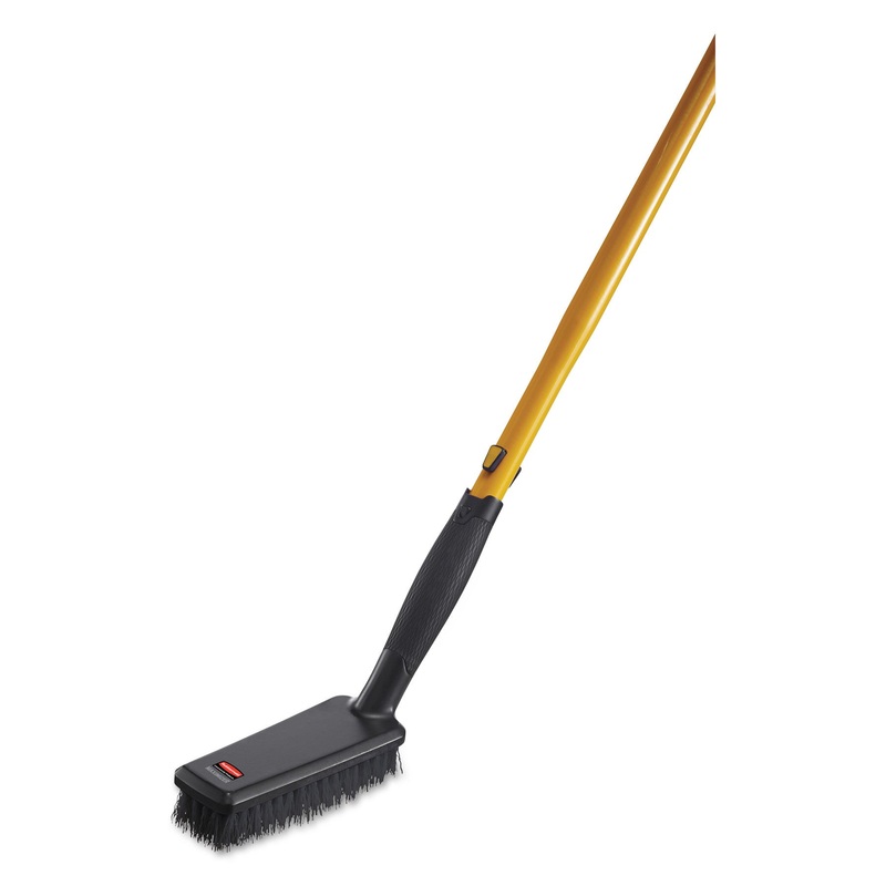 MAXIMIZER QUICK CHANGE SCRUB BRUSH, POLYPROPYLENE, 11.375″ BRUSH