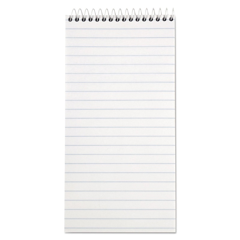 REPORTER’S NOTEBOOK, WIDE/LEGAL RULE, WHITE COVER, 4 X 8, 70 SHEETS, 12/PACK
