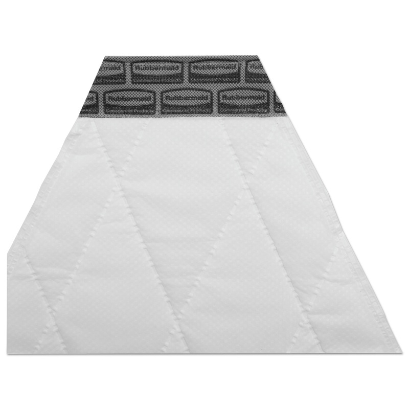 SPILL MOP PADS, WHITE, 10/BOX