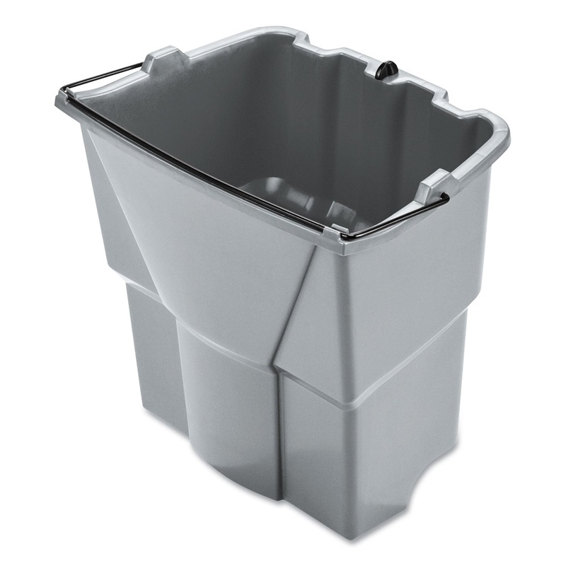 WAVEBRAKE 2.0 DIRTY WATER BUCKET, 4.2 GAL, PLASTIC, GRAY, 6/CT