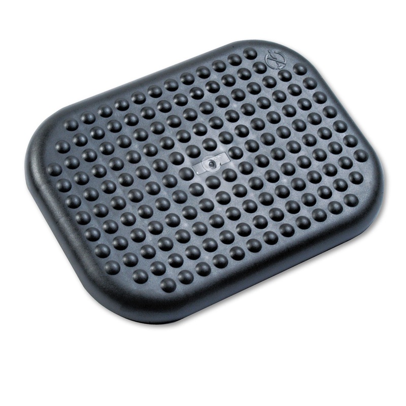 Height Adjusting Tilting Footrest, 18 1/8 X 14 1/4 X 4 1/8-6 5/8, Charcoal, 4/ct