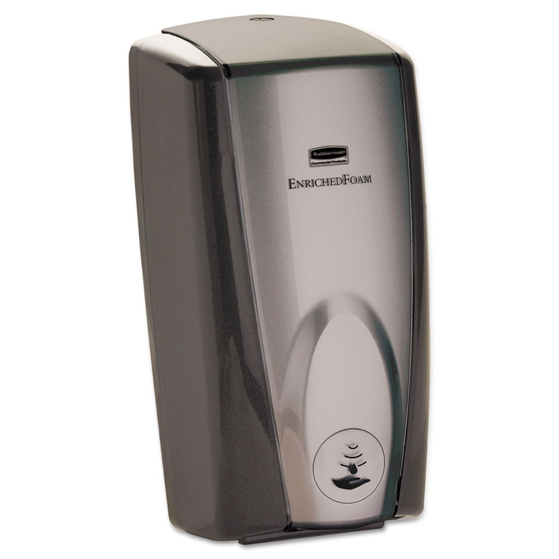 AUTOFOAM TOUCH-FREE DISPENSER, 1100 ML, 5.2″ X 5.25″ X 10.9″, BLACK/GRAY PEARL