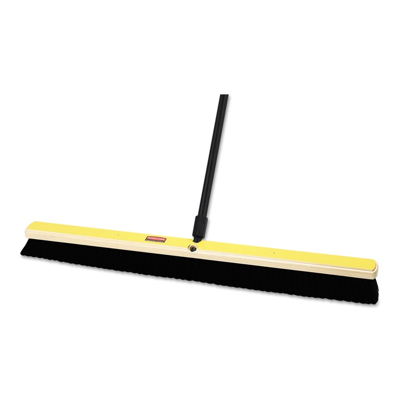 TAMPICO-BRISTLE MEDIUM FLOOR SWEEP, 36″ BRUSH, 3″ BRISTLES, BLACK