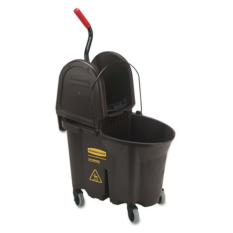 Wavebrake 35 Quart Bucket/wringer Combinations, Brown