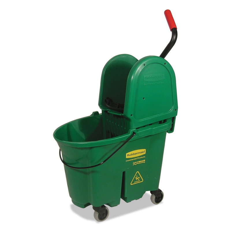 Wavebrake Bucket/wringer Combos, 35 Qt, Green