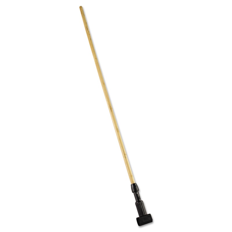 Gripper Bamboo Composite Mop Handle, 60″, Natural/black
