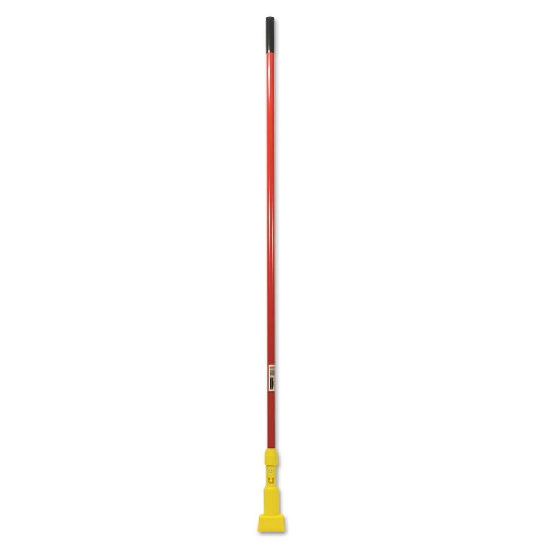 Gripper Fiberglass Mop Handle, 60″, Red/yellow