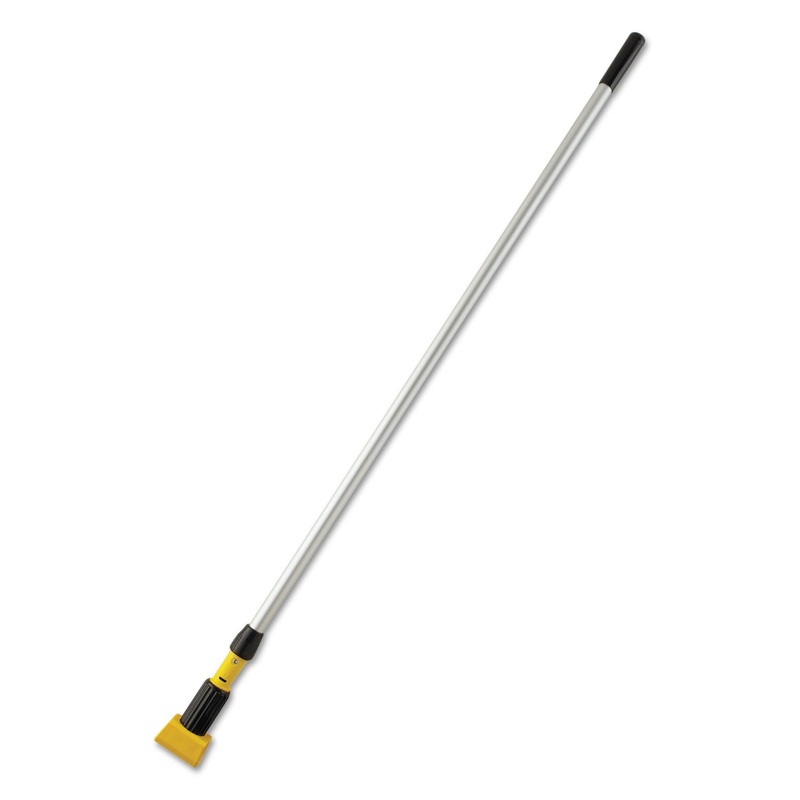 Gripper Mop Handle, Aluminum, Yellow/gray, 54″