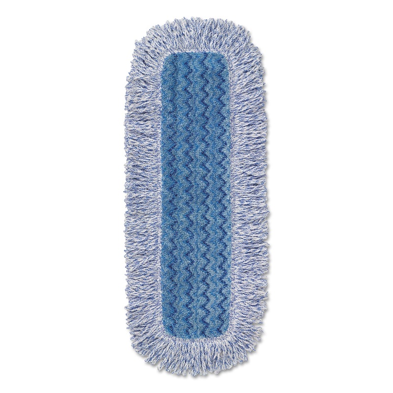 Microfiber High Absorbency Mop, 18″, Blue, 6/carton