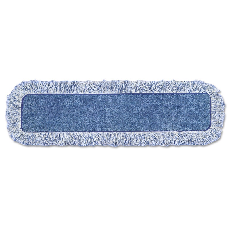 High Absorbency Mop Pad, Nylon/polyester Microfiber, 18″ Long, Blue