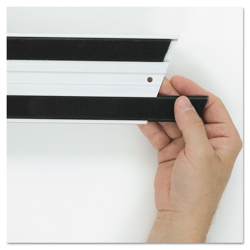 HOOK AND LOOP REPLACEMENT STRIPS, 1.1″ X 18″, BLACK