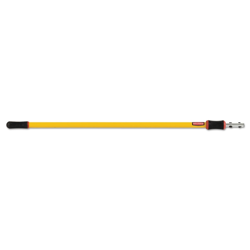 Hygen 48-96″ Quick-Connect Extension Pole, Aluminum, Yellow, 6/carton