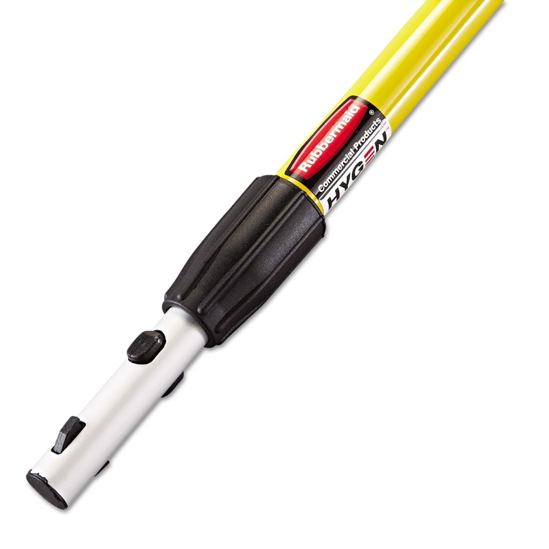 Hygen Quick-Connect Extension Handle, 48-72″, Yellow/black